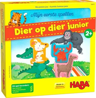 Haba bordspel Mijn eerste spellen - Dier op dier junior (NL)
