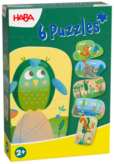 Haba Bosdieren Puzzel (2, 3 en 4 stukjes)