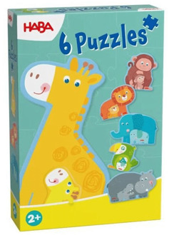 Haba Dierlijke Familie Puzzel (2 stukjes)