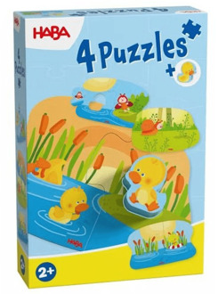 Haba Jonge Dieren Puzzel (3 en 4 stukjes)