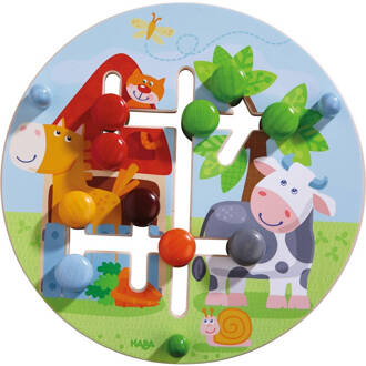 Haba Schuifpuzzel Boerderijwereld Junior 21,5 Cm Hout