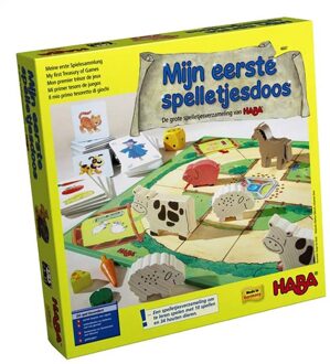 Haba spelbox Mijn eerste spelletjesdoos (NL) 10-in-1