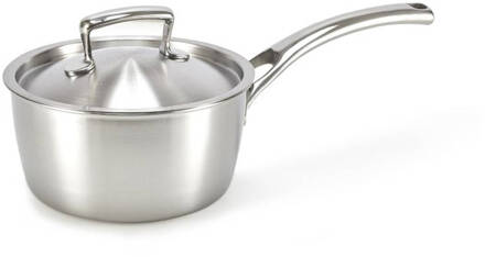 Habonne Queen Steelpan - 16 cm - RVS - met deksel Zilver