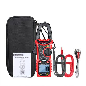 Habotest HT206 Digitale Stroomtang Dc/Ac Stroom 6000 Counts Multimeter Amperemeter Voltage Tester Diode Hz Capaciteit Ncv Ohm test HT206D