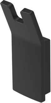 Haceka Aline Handdoekhaak - dubbel - zwart 1208643 Zwart mat