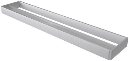 Haceka Aline Handdoekhouder dubbel 60cm Aluminium Geborsteld Aluminium 1208609 Zilver geborsteld
