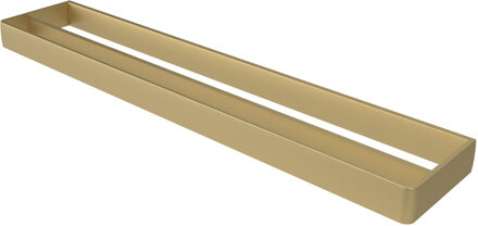 Haceka Aline Handdoekhouder dubbel 60cm Aluminium Geborsteld Goud 1208684 Goud mat