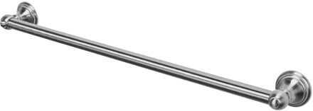 Haceka Allure Handdoekhouder - 62cm - enkel - geborsteld RVS 1208452 RVS look mat