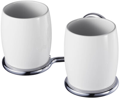 Haceka Bekerhouder Dubbel Haceka Allure Chroom