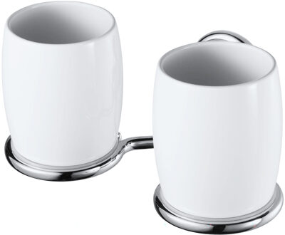 Haceka Bekerhouder Dubbel Haceka Allure Chroom