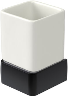 Haceka Bekerhouder Haceka Aline Black 7,4x11,4 cm Keramiek Mat Zwart