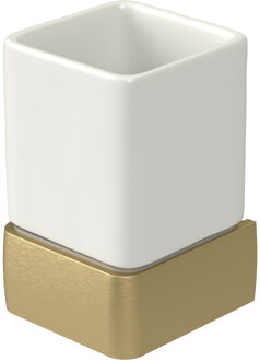 Haceka Bekerhouder Haceka Aline Gold 7,4x11,4 cm Keramiek Mat Goud