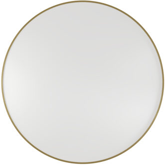 Haceka Deco spiegel - 60x60cm - rond - geborsteld goud 2015964 Goud geborsteld