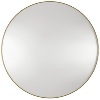 Haceka Deco spiegel - 80x80cm - rond - geborsteld goud 2015965 Goud geborsteld