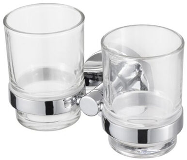 Haceka Glashouder Dubbel Haceka Aqualux PRO2000 Chroom Haceka