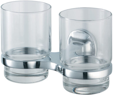 Haceka Glashouder Dubbel Haceka Aspen Chroom