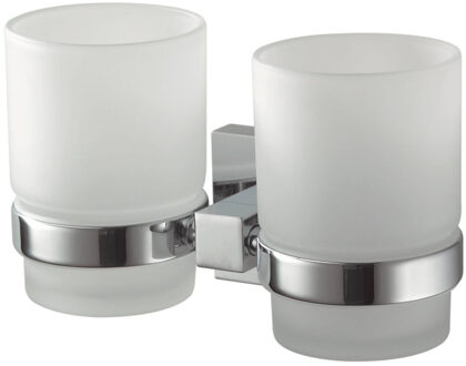 Haceka Glashouder Dubbel Haceka Mezzo Chroom