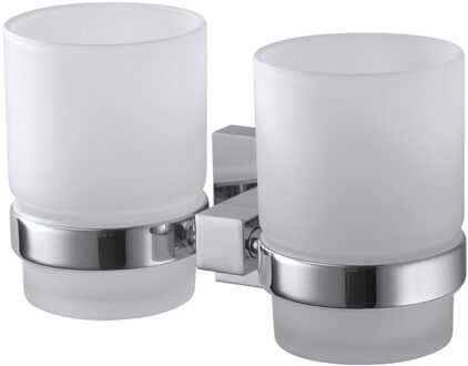 Haceka Glashouder Dubbel Haceka Mezzo Chroom