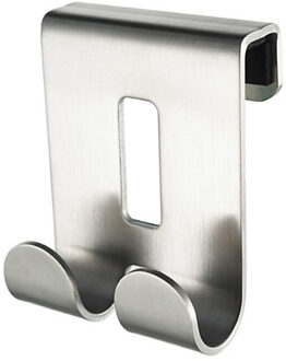 Haceka Handdoekhaak Dubbel Haceka Selection 50x65 mm RVS Mat Chroom Haceka