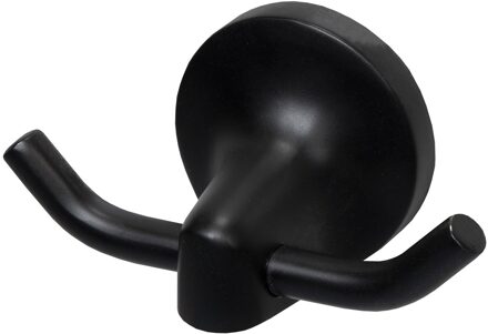 Haceka Handdoekhaak Haceka Aspen Dubbel Mat Zwart