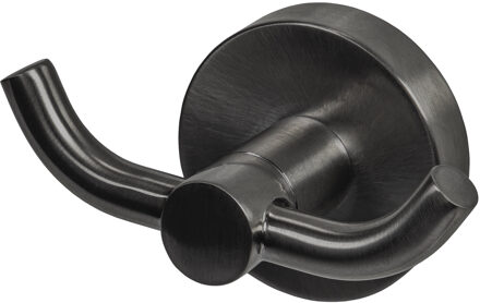 Haceka Handdoekhaak Haceka Kosmos Dubbel Geborsteld Grafiet Haceka