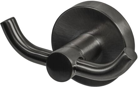 Haceka Handdoekhaak Haceka Kosmos Dubbel Geborsteld Grafiet Haceka