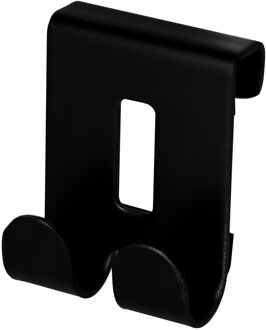 Haceka Handdoekhaak Haceka Selection Dubbel Kort Voor Inloopdouche Mat Zwart