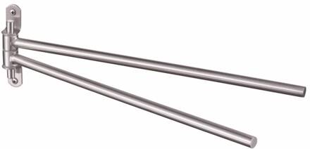 Haceka Handdoekhouder Draaibaar Haceka Ixi 39.5x11.2x2 cm RVS