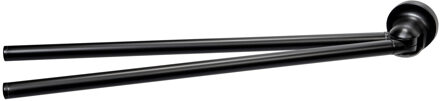 Haceka Handdoekhouder Haceka Aspen Draaibaar 43 cm Mat Zwart
