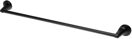 Haceka Handdoekhouder Haceka Aspen Enkel 69 cm Mat Zwart