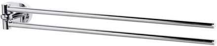 Haceka Handdoekhouder Haceka Gio Dubbel Draaibaar 38 cm Chroom