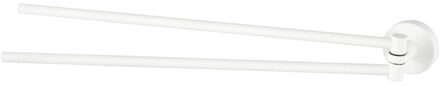Haceka Handdoekhouder Haceka Kosmos Dubbel en Draaibaar 46 cm Mat Wit