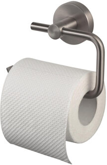 Haceka Kosmos Toiletrolhouder - zonder klep - mat RVS 1208602 Chroom mat