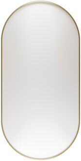 Haceka Spiegel Haceka Deco Ovaal 80x40cm Geborsteld Goud