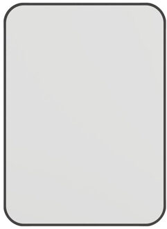 Haceka Spiegel Haceka Deco Rechthoek Afgeronde Hoeken 55x40cm Mat Zwart