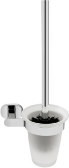 Haceka Toiletborstelhouder Haceka Gio Hangend Glas Met Chroom Haceka