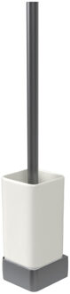 Haceka Toiletborstelset Haceka Aline Grey 41,4 cm Aluminium Mat Grijs Haceka