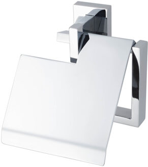 Haceka Toiletrolhouder Haceka Edge met Klep Chroom