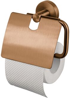 Haceka Toiletrolhouder Haceka Kosmos Met Klep Geborsteld Koper Haceka