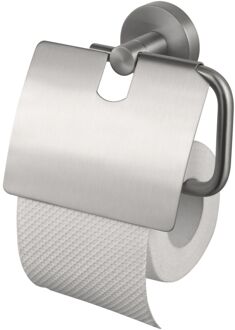 Haceka Toiletrolhouder Kosmos - Staal - Met Klep - Rvs Look