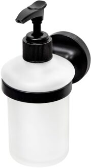 Haceka Zeepdispender Haceka Aspen Glas Mat Zwart