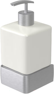 Haceka Zeepdispenser Haceka Aline Brushed 7,4x15,4 cm Aluminium Geborsteld Zilver Haceka