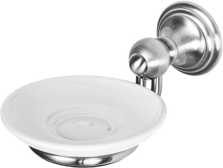 Haceka Zeephouder Haceka Allure Keramiek Met Geborsteld RVS Look