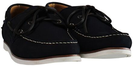 Hackett Aldeney Heren Navy Schoenen Blauw