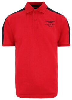 Hackett Aston Martin Racing Heren Rood Poloshirt