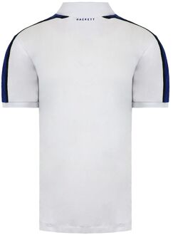 Hackett Aston Martin Racing Heren Wit Poloshirt