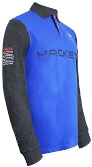 Hackett Aston Martin Racing Panel Heren Blauw Poloshirt