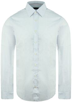 Hackett Heren Lichtblauw Overhemd met Kraagje