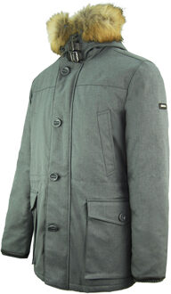 Hackett Londen donzen Arctic heren winterjas grijs - 2XL