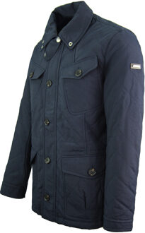 Hackett Londen Fenton Heren Navy Jas - 2XL